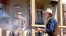 Ricky Nelson and John Wayne in Rio Bravo