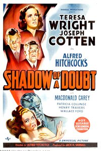 Poster for Shadow of a Doubt (1943).